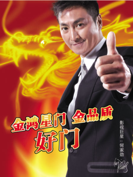 金鸿星品牌代言人:何家劲